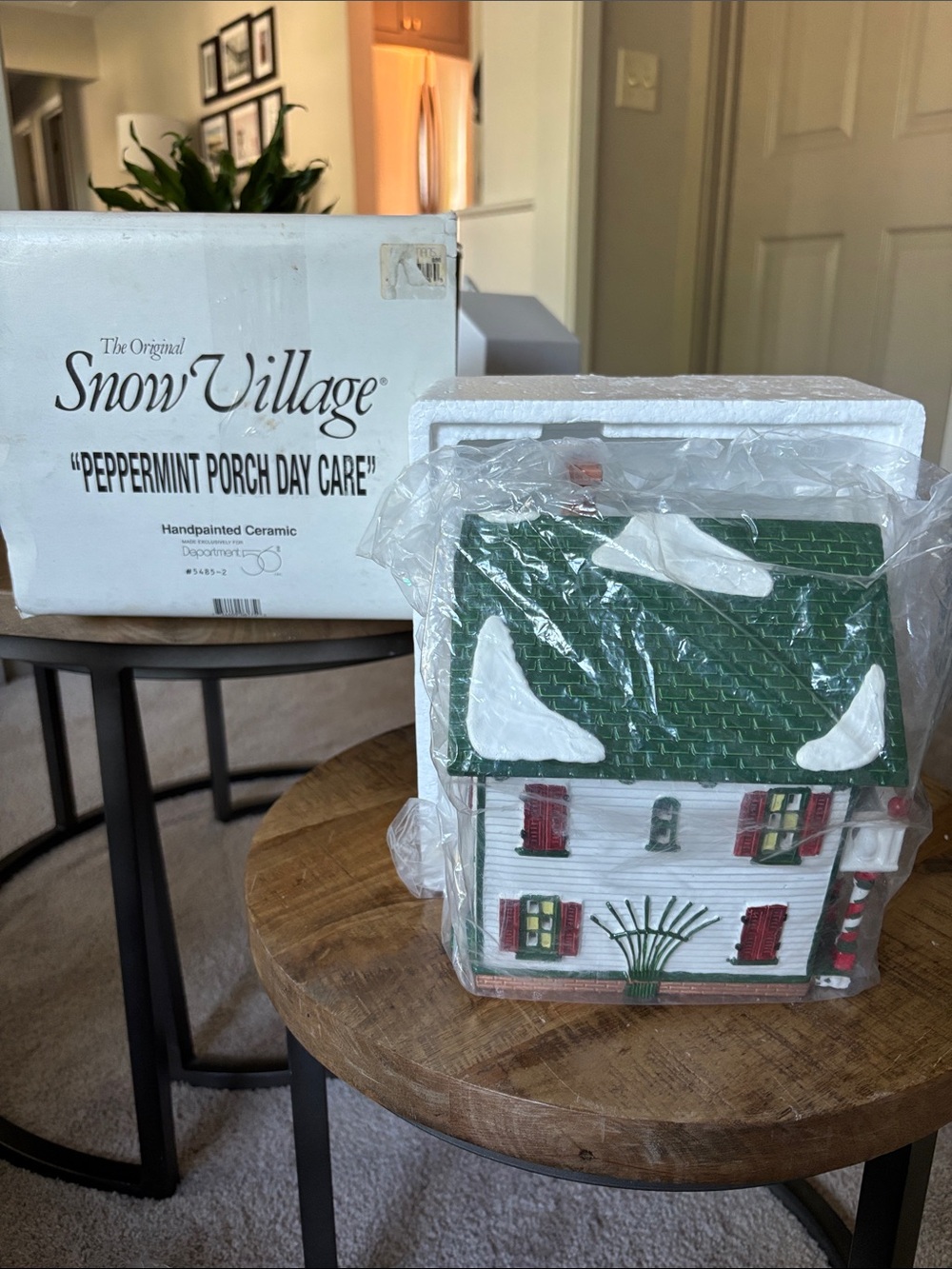 Dept 56 Snow Village Peppermint Porch Day Care